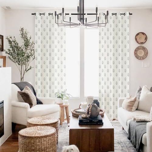 Light Grey Curtains for Bedroom Living Room,Sheer Non See Through