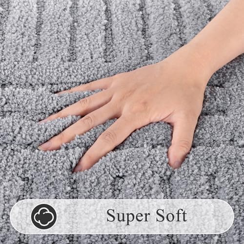 SHACOS Super Soft Bathroom Runner Rugs 24"x60" Non Slip Boho Bath Rugs