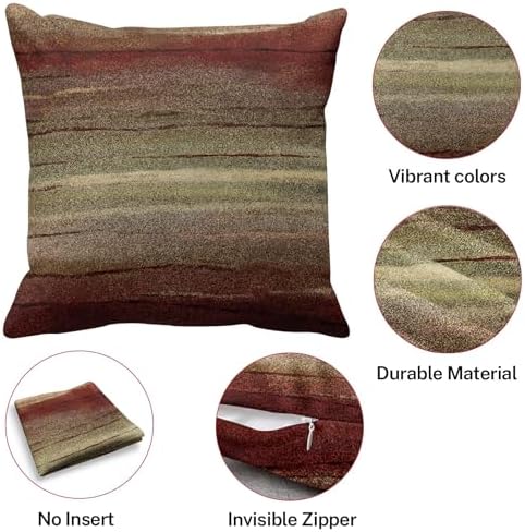 Emvency Throw Pillow Covers Set of 2, 22 x 22 Inch, Tribal Brown