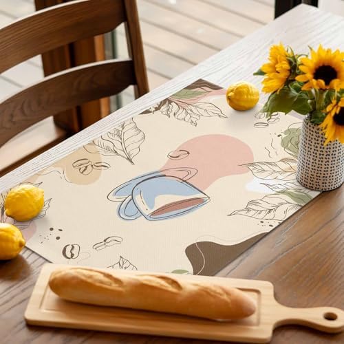 Placemats Set of 8, Boho Coffee Woven Placemat, Linen Place Mats for