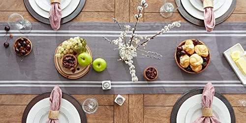 DII French Stripe Dining Table Collection Farmhouse Style Table