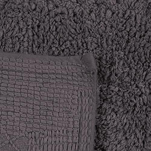 Home Weavers Classy Bathmat 100% Cotton Bathroom Rug Set, Washable