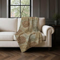 Addison Rugs ASB738 Taupe 50" x 70" Oversized Sherpa Throw Blanket