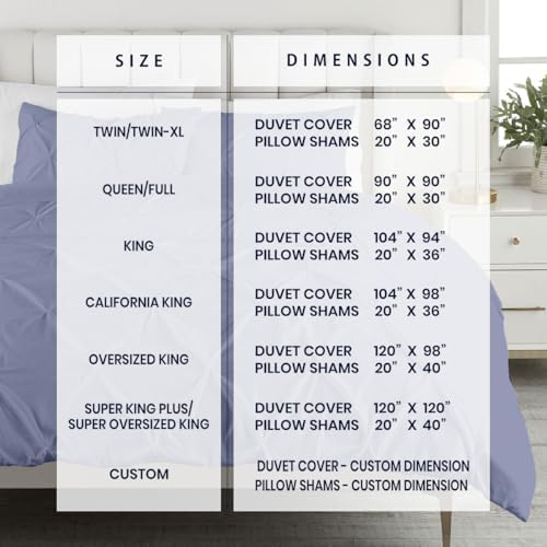 Kotton Culture 120"x 98" 3 Pc Oversized King Pinch Pleated - Pintuck