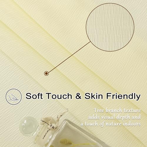 MAIHER Beige Sheer Pinch Pleat Curtains 96 Inch Length with Hooks 2