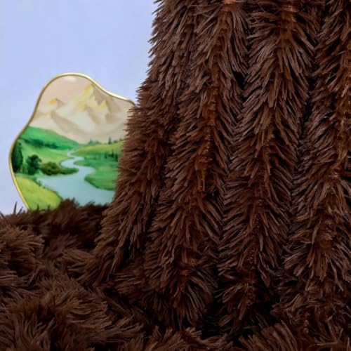 Ultra-Soft Plush Blanket - Cozy Furry Throw for Bed, Sofa, or Couch
