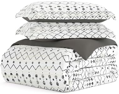 Merit Linens Patterned Soft Duvet Cover Bed Set - Bohemian Patterns