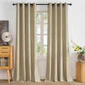 NICETOWN Semi Sheer Curtains 84 Inch Length 2 Panels for Living Room