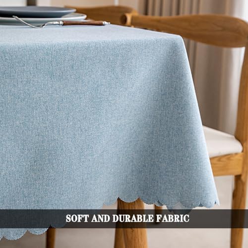 Tablecloth Table cltoh 120cm Round Cotton Linen Tablecloth Water Table