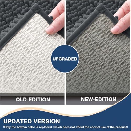 Arotive Luxury Chenille Bathroom Rugs Set, Ultra Soft Bath Rugs Size