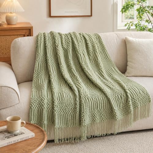 50x60 Inches Throw Blanket - Soft and Breathable Cotton Throw Blanket