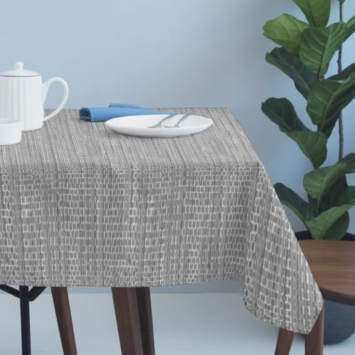 Light Gray Table Cloth Waterproof Tablecloths, Modern Minimalist