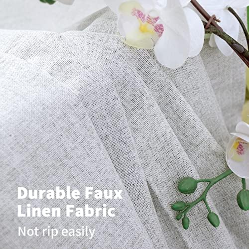 YoungsTex Linen Blackout Curtains 84 Inches Long for Living Room 2