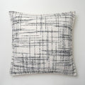 THE-TINOART Black and White Abstract Plaid Throw Pillow Cover 18x18