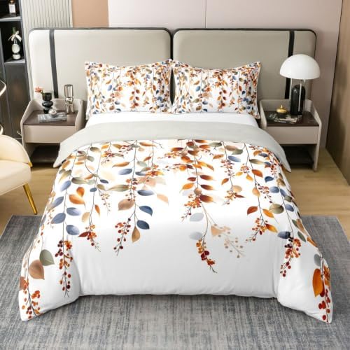 Erosebridal Vintage Plants 100% Cotton Queen Comforter Cover Aesthetic