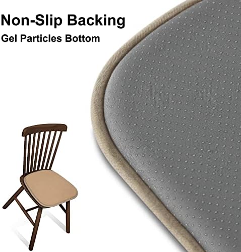 Shinnwa Kitchen Seat Cushions Set of 6, Non Slip Dining Chair