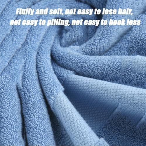 Soft Towel Bath Towels 6 Piece Towel Set,2 Bath Towels 2 Hand Towels 2