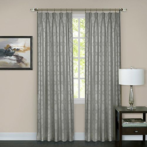 PowerSellerUSA 2-Pack 98% Blackout Energy Efficient Pinch Pleat Window
