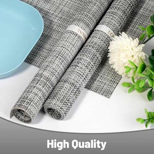 Placemats Set of 12, Gray