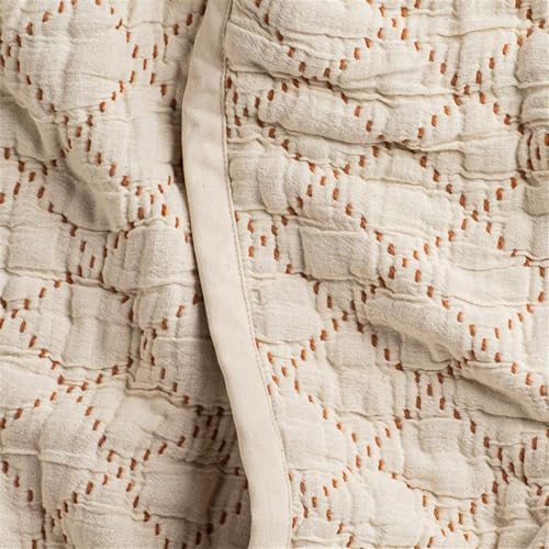 King/California King Bedspread – Dune Diamond Stitch 100% Cotton