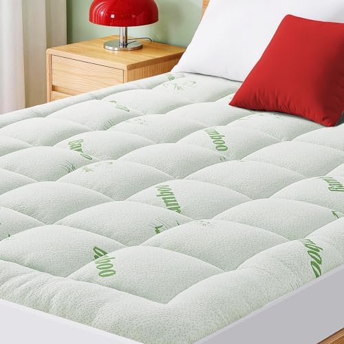 Mattress Pad Queen Size, Cooling Pillow Top Mattress Topper, Ultra