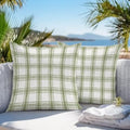 Pack of 2 Waterproof Outdoor Pillow Covers 24x24 Inch Decorative