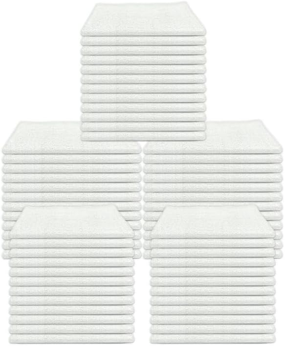 60 Pack Bar Mop Towels 100% Cotton Bar Towels Highly Absorbent Quick