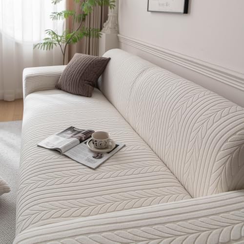 1 Piece Stretch Sofa Cover Washable Couch Cover for 3 Cushion Couch