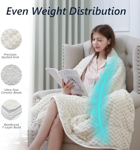 Mr. Sandman Weighted Blankets for Adults, Full Size 48 x 72 Inches