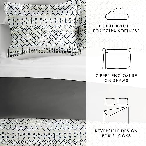 Merit Linens Patterned Soft Duvet Cover Bed Set - Bohemian Patterns