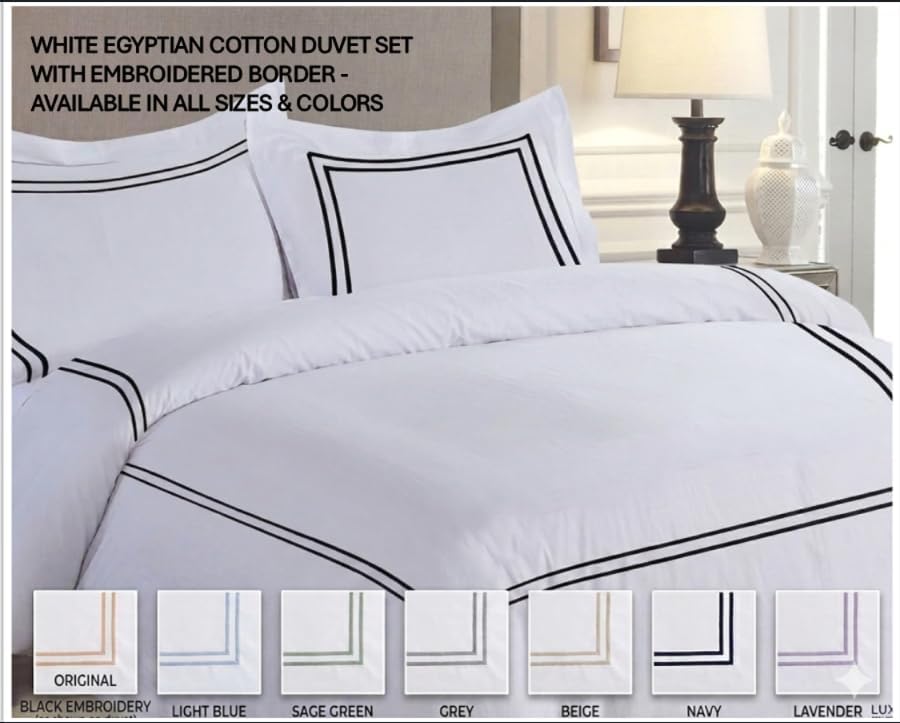 BedDecor Luxury Soft Brushed 400-Thread-Count Egyptian Cotton