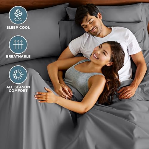 Bare Home Sheet Set 1800 Ultra-Soft Envelope Pillowcase