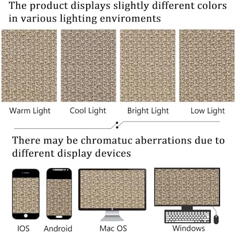 Lecloud Bessie Camel Light Filtering Curtains 84 Inches Long 2 Panels