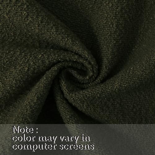 Jeneoo Sage Green Decorative Square Thick Throw Pillow Covers Fine