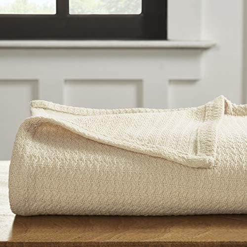 BLUENILEMILLS BNM Waffle Weave Cotton Blanket, for Picnic, Beach