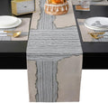 Ripped Paper Table Mats Set of 6 with Table Runner 90 Inches