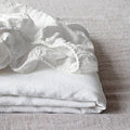 Simple&Opulence 100% Linen Fitted Sheet Cal King, 14 Inch Deep Pocket