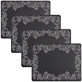 Karma, 15-Inch Cork Placemat Set of 4, Elegant Charger Plate for