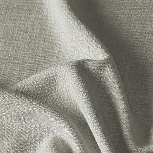ChadMade Soft Linen Textured Curtain Decorative Window Treatment, Room