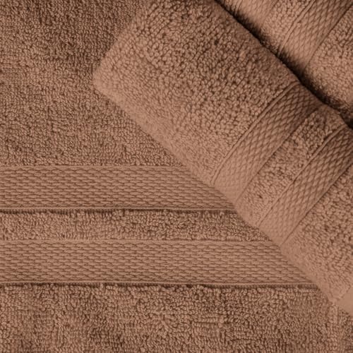 SUPERIOR Ultra-Soft Cotton Towel Set, 4 Bath Towels, 4 Hand Towels, 4