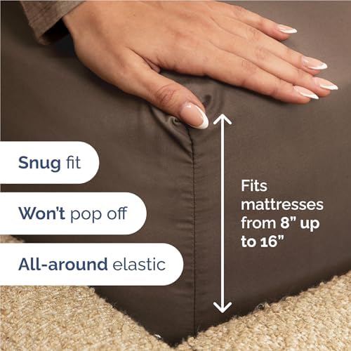Full Size 4 Piece Sheet Set - Comfy Breathable & Cooling Sheets