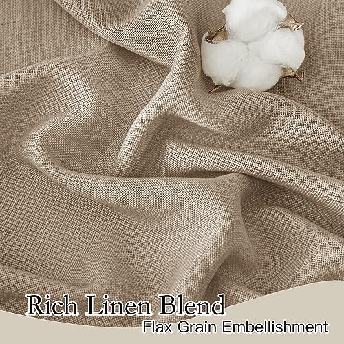 RYB HOME Sheer Curtains 84 inches Length for Living Room Bedroom