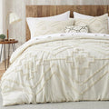 Luxury Tufted Duvet Cover/ 3 Pcs Cotton Bedding Set, Comforter