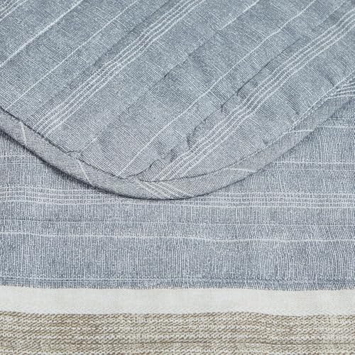 Nautica - Twin Size Quilt Set with Matching Sham