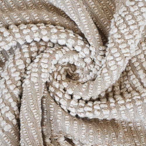 Cotton Throw Blanket for Couch Bed Sofa Chair-Handmade Cotton Blanket