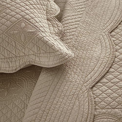 Calla Angel Sage Garden Luxury Pure Cotton Matelasse Quilted Pillow