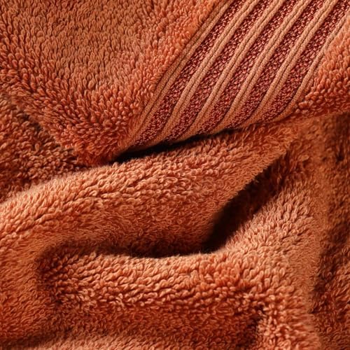 BLUENILEMILLS Egyptian Cotton Plush Towels, Towel Set for Bathroom