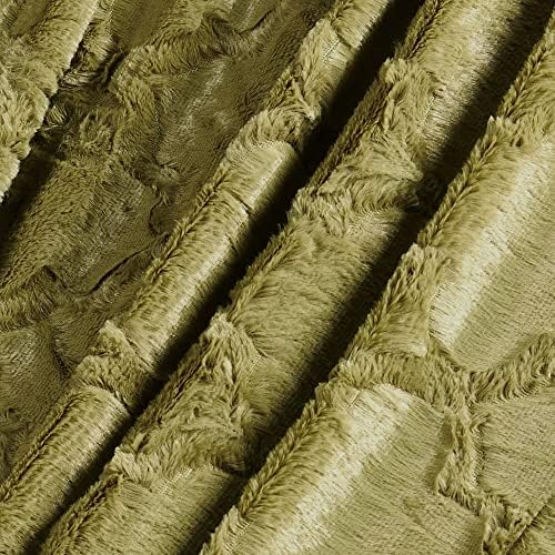 Home Soft Things Brushed Faux Fur Throw with Sherpa Backing, 60" x