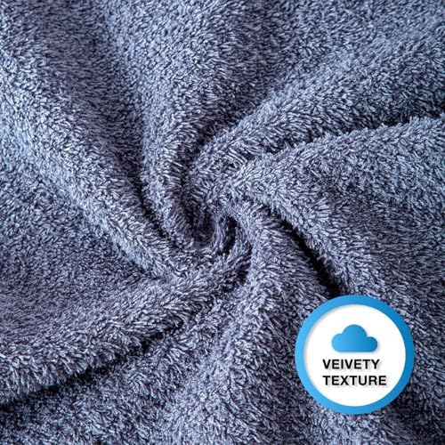 Hand Towels 6 Pack, Cotton Face Towels Soft, Absorbent and Quick Dry