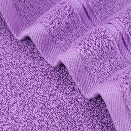 Soft 6 Piece Towel Set, 2 Bath Towels 2 Hand Towels 2 Washcloths